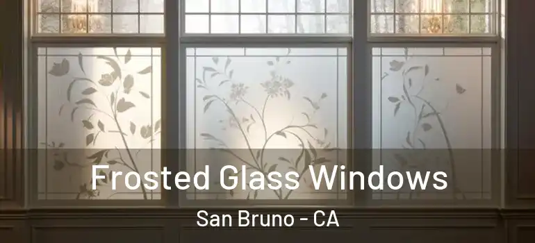  Frosted Glass Windows San Bruno - CA