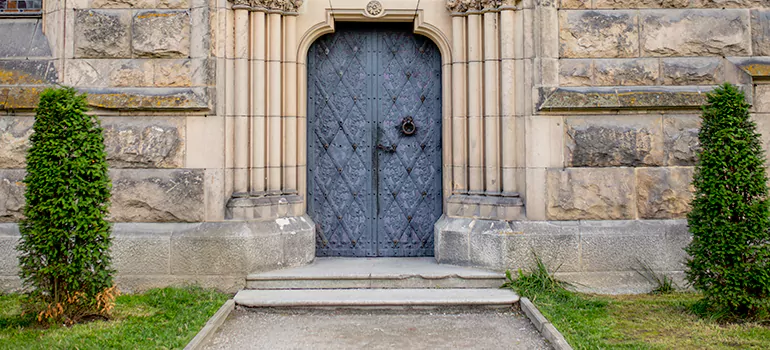 Traditional Double Front Doors in San Bruno, CA