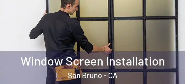  Window Screen Installation San Bruno - CA